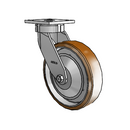 4.08189.935.3 LH10.125 EL TG1 Colson Kingpinless Swivel Caster
