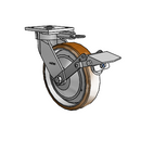 4.08189.935.3 MTG61 BRK1 EL TG1 Colson Kingpinless Swivel Caster