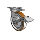 4.08189.935.3 MTG61 BRK1 TG1 Colson Kingpinless Swivel Caster