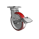 4.08189.935 BRK1 LH10.125 Colson Kingpinless Swivel Caster