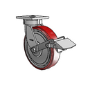 4.08189.935 BRK1 TG1 Colson Kingpinless Swivel Caster