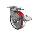 4.08189.935 MTG61 BRK1 Colson Kingpinless Swivel Caster