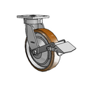 4.08189.939.3 BRK1 LH10.125 TG1 Colson Kingpinless Swivel Caster