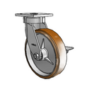 4.08189.939.3 BRK3 LH10.125 Colson Kingpinless Swivel Caster