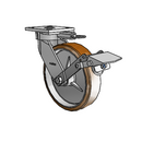 4.08189.939.3 MTG61 BRK1 EL Colson Kingpinless Swivel Caster