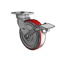 4.08189.939 BRK1 EL TG1 Colson Kingpinless Swivel Caster