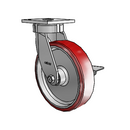 4.08189.939 BRK3 LH10.125 Colson Kingpinless Swivel Caster