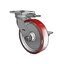 4.08189.939 MTG61 BRK3 EL Colson Kingpinless Swivel Caster