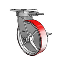 4.08189.941.7 MTG61 BRK3 LH10.125 Colson Kingpinless Swivel Caster