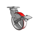 4.08189.945.7 BRK1 LH10.125 EL Colson Kingpinless Swivel Caster