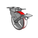4.08189.945.7 MTG81 BRK1 EL Colson Kingpinless Swivel Caster
