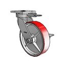 4.08189.949.7 MTG61 BRK3 LH10.125 EL Colson Kingpinless Swivel Caster