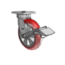 4.08189.96TS BRK1 Colson Kingpinless Swivel Caster