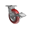 4.08189.9PC BRK1 Colson Kingpinless Swivel Caster