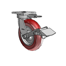 4.08189.9PC MTG61 BRK1 Colson Kingpinless Swivel Caster