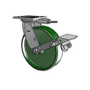 4.08199.135 MTG61 BRK1 Colson Swivel Caster