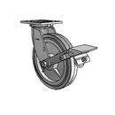 4.08199.445 BRK1 Colson Swivel Caster