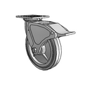 4.08199.445 BRK4 Colson Swivel Caster