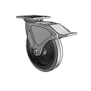 4.08199.445 COND BRK4 Colson Swivel Caster