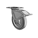 4.08199.445 MTG2 BRK4 Colson Swivel Caster