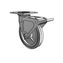 4.08199.445 MTG4 BRK2 Colson Swivel Caster