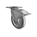4.08199.445 MTG4 BRK4 Colson Swivel Caster