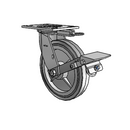 4.08199.445 MTG52 BRK1 Colson Swivel Caster
