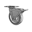 4.08199.455 MTG2 BRK2 Colson Swivel Caster
