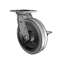 4.08199.459 COND SS BRK3 Colson Stainless Steel Swivel Caster