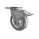 4.08199.459 MTG4 BRK4 Colson Swivel Caster