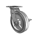 4.08199.459 SS BRK3 Colson Stainless Steel Swivel Caster