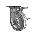4.08199.459 SS BRK3 MTG81 Colson Stainless Steel Swivel Caster