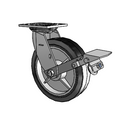 4.08199.4P5.2 BRK1 SEAL Colson Swivel Caster
