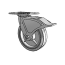 4.08199.4P5 MTG2 BRK4 Colson Swivel Caster