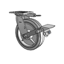 4.08199.4P5 MTG61 BRK1 Colson Swivel Caster