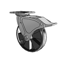 4.08199.534 BRK4 Colson Swivel Caster
