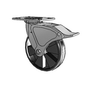 4.08199.534 MTG2 BRK4 Colson Swivel Caster