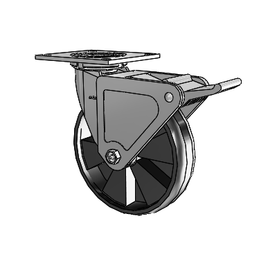 4.08199.535 MTG4 BRK2 Colson Swivel Caster