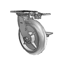 4.08199.551 SS BRK3 MTG81 WB11 Colson Stainless Steel Swivel Caster