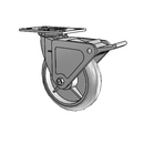 4.08199.555 MTG2 BRK2 Colson Swivel Caster