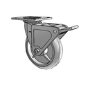4.08199.555 MTG4 BRK2 Colson Swivel Caster
