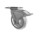 4.08199.559 MTG2 BRK4 Colson Swivel Caster