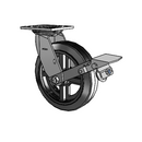 4.08199.649.7 BRK1 SEAL Colson Swivel Caster