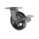 4.08199.649.7 MTG4 BRK1 SEAL Colson Swivel Caster