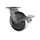4.08199.839 EN BRK1 Colson Swivel Caster