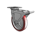 4.08199.911 BRK2 Colson Swivel Caster