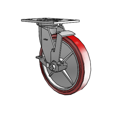 4.08199.911 MTG2 BRK7 Colson Swivel Caster