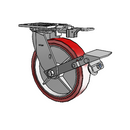 4.08199.921 MTG81 BRK1 Colson Swivel Caster