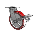 4.08199.929 BRK1 Colson Swivel Caster