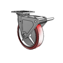 4.08199.929 SS BRK2 Colson Stainless Steel Swivel Caster